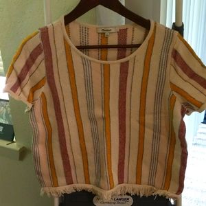 Madewell top, size L